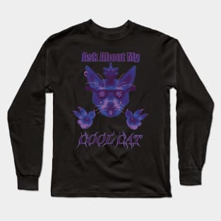 Purple Haze Ask About My Cool Cat Long Sleeve T-Shirt